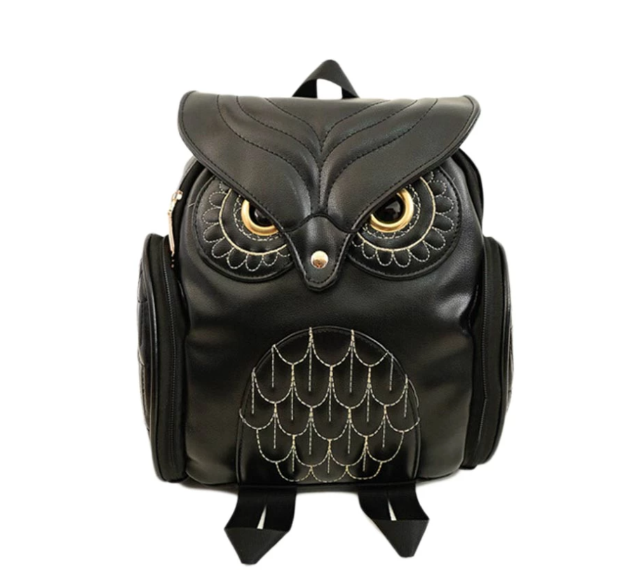 Owl Embrodiery Backpack