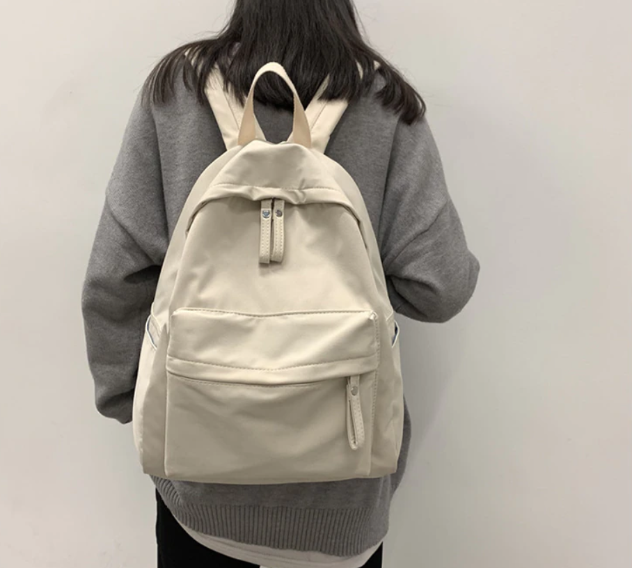 Women Canvas Student Double Shoulder Bag Schoolbag