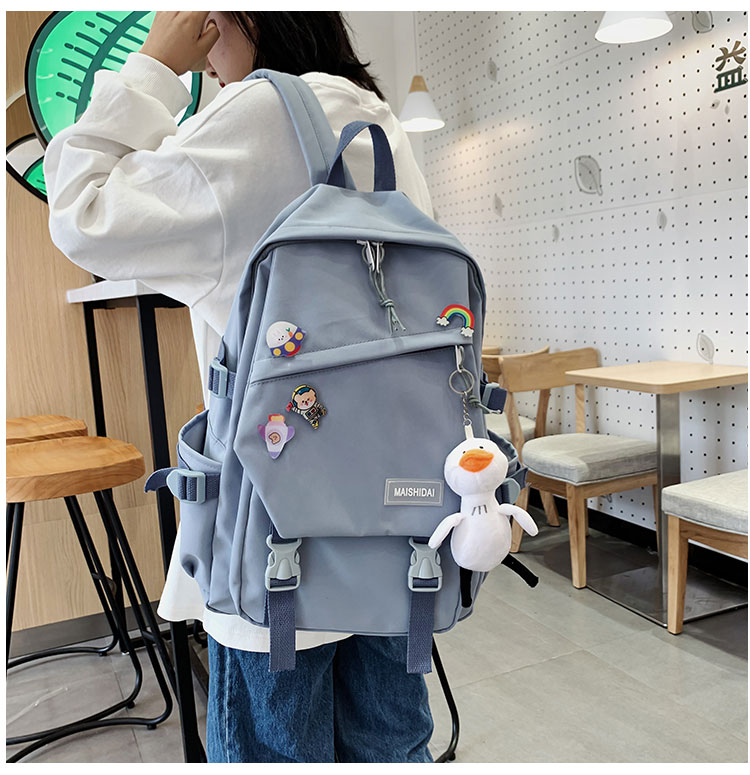 Large Capacity Cute Backpack Woman Ins Schoolbag For Teens