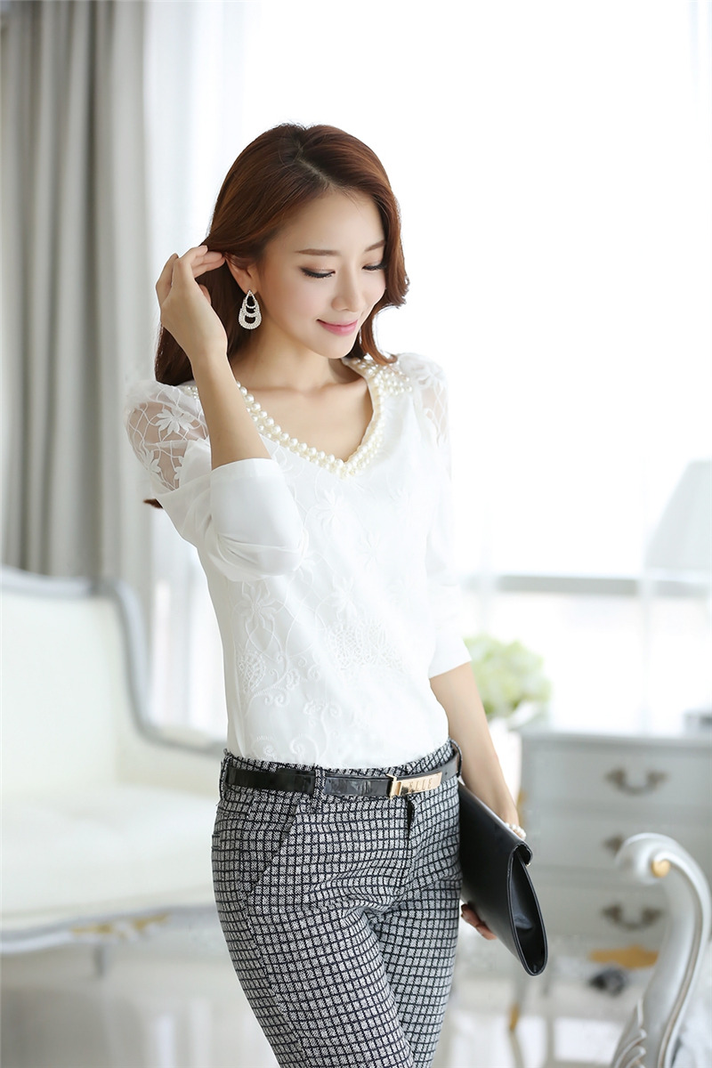 pearl lace for blouse