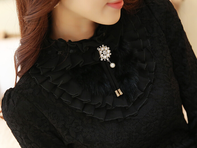 pearl lace for blouse