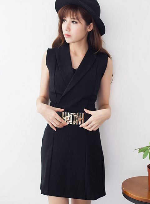 Black Sleeveless Dress on Luulla