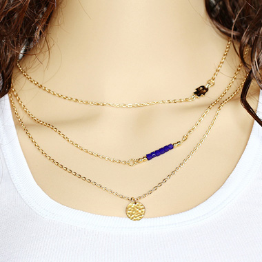 Elegant Gold Layered Necklace