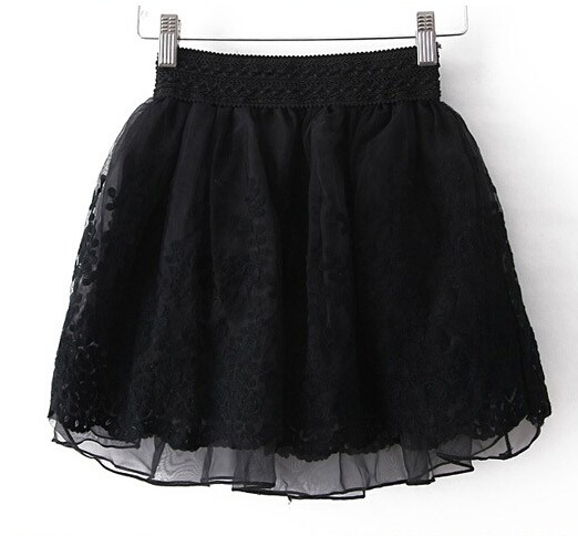 Cute Organza And Lace Skirt on Luulla