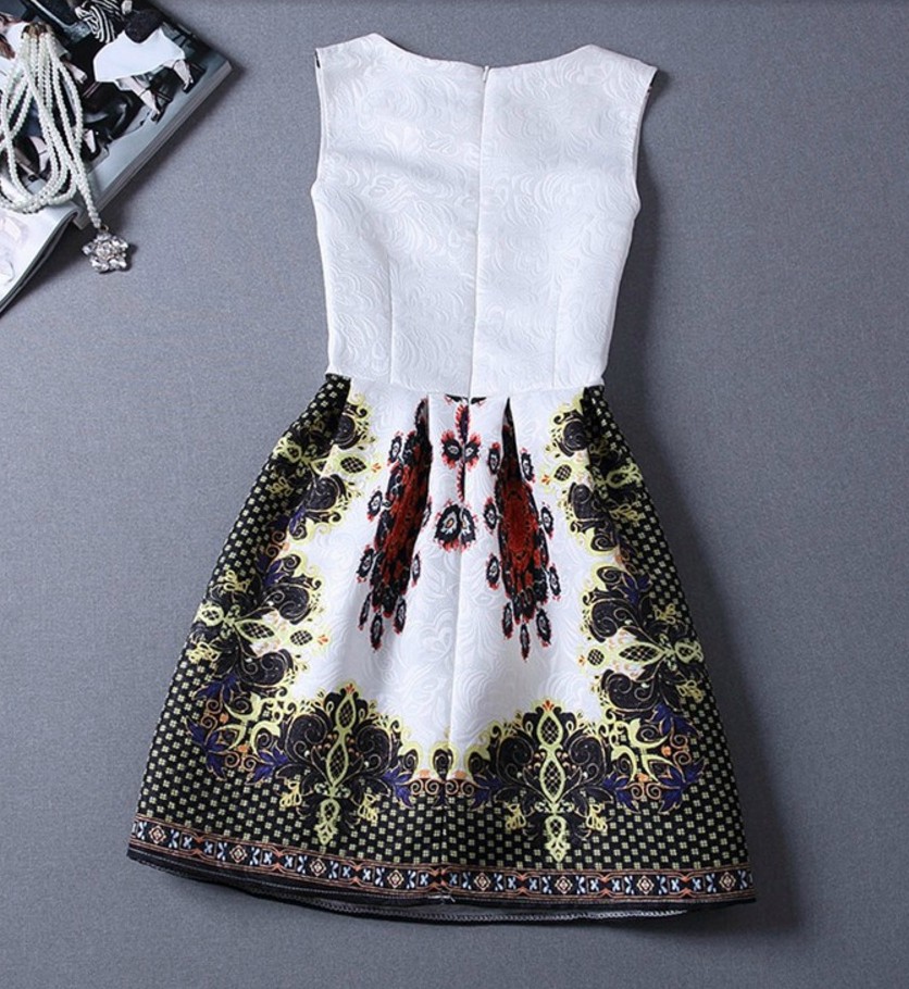 Beautiful A Ling Printed Dress on Luulla