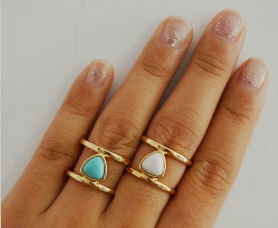 1 Piece Bohemian Turquoise Ring