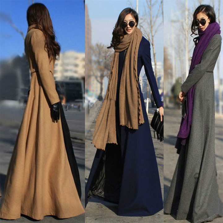 Classy Women Long Winter Coat