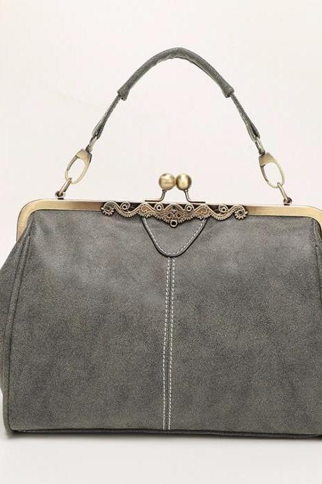 Classy Vintage Style Messenger Bag with Shoulder Strap