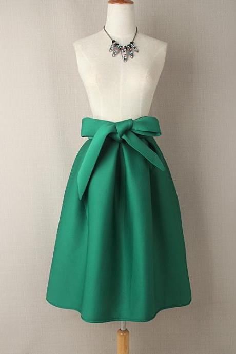 Elegant Vintage Style High Waist Pleated Skirts