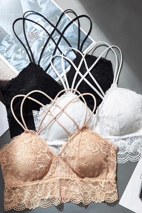 Lace Padded Sexy Bra Bralette Tops