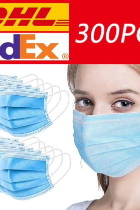 Free DHL Fedex Shipping 200 Pieces Disposable Face Mask Bulk Orders
