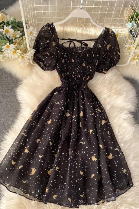 Beautiful Black A Line Party Dress