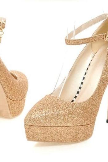 Sexy Glitter Platform High Heels Fashion Shoes