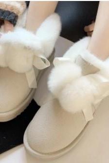 Stylish Winter Plush Warm Snow Boots
