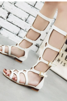 Blxqpyt White Color Women Sandals