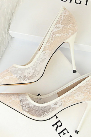 Lace Sexy Party Shoes