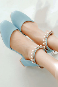 Grace White Wedding Sandals Women