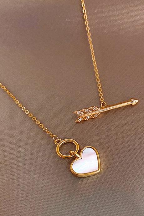 Heart Pendant Necklace For Women