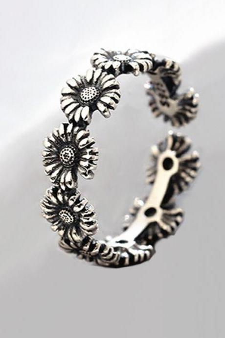 Bohemian Vintage Flower Ring