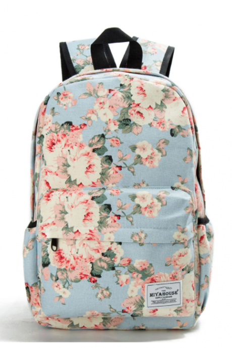  Floral School Backpack
