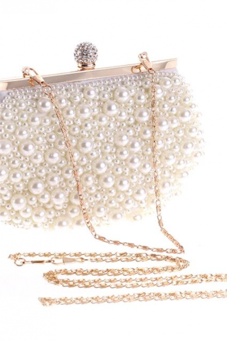 Clutch Handbag Pearl Bag