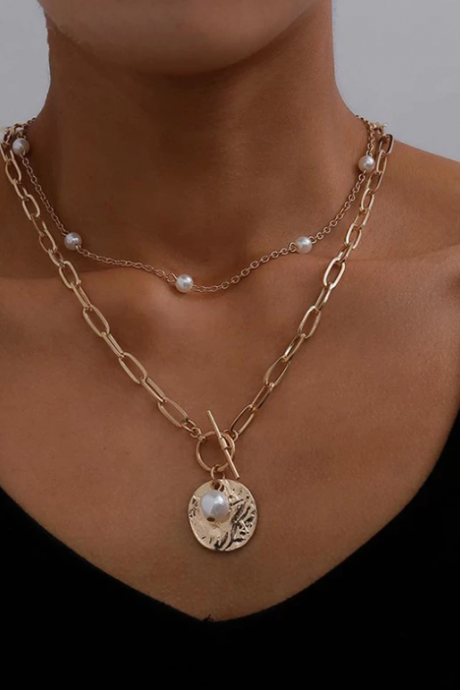  One Piece Pearl Necklace