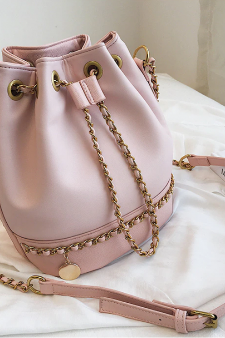 Fashion Chain Bucket Bag Bolsa Feminina Luxury Handbags Women Bags