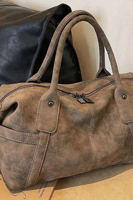 Retro Design Pu Leather Shoulder Bag Crossbody Bag