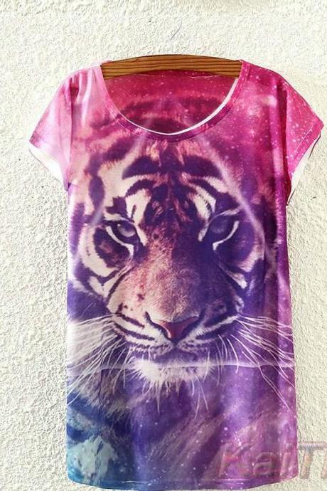Tiger Print Top