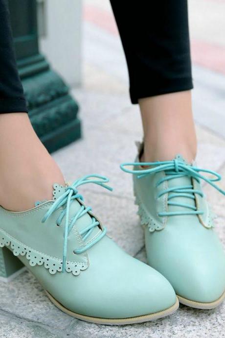 Classy Lace up Oxford Shoes