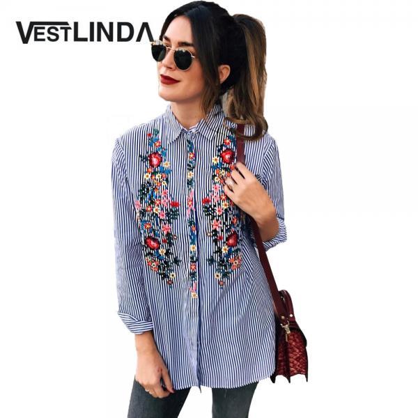 Casual Floral Embroidery L..