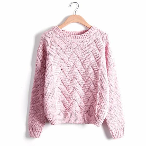 Warm Long Sleeve Tops Women Pullovers on Luulla