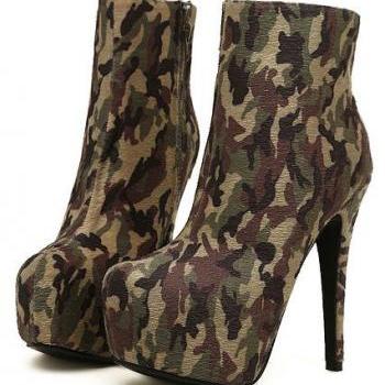 army boots high heels