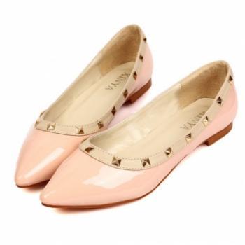 Casual Pointed Toe Basic L..