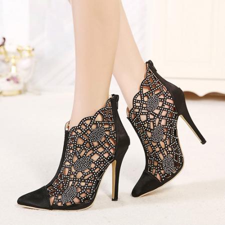 heels with embellished heel