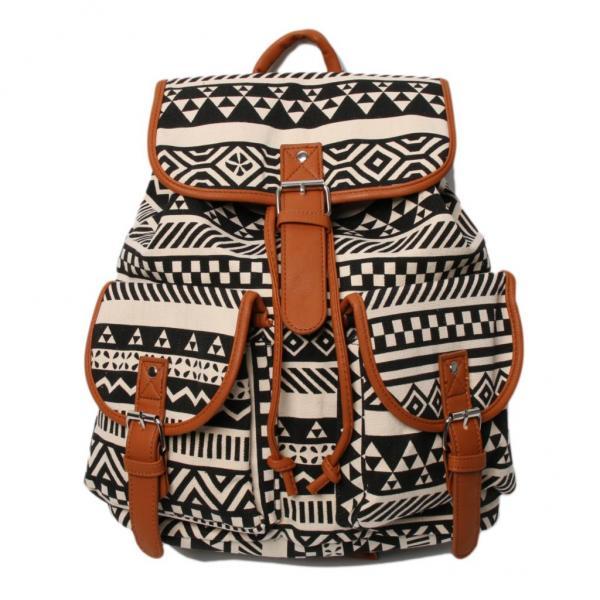 Brown Aztec Backpack