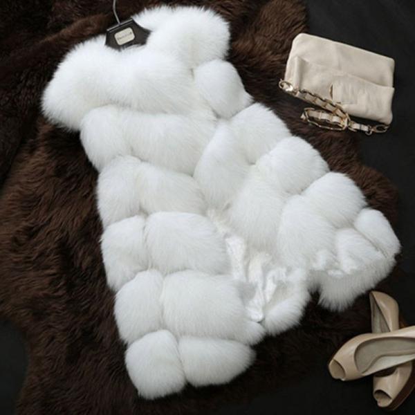 High Quality Faux Fur Luxury Vest Coat on Luulla