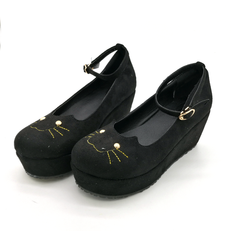 Cute Cat Wedge Shoes on Luulla