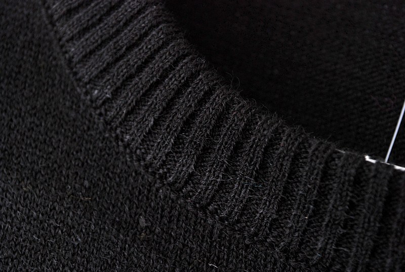 Aztec Cat Print Black Pullover Sweater on Luulla