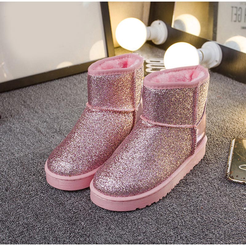 Beautiful Bling Warm Winter Ankle Boots on Luulla