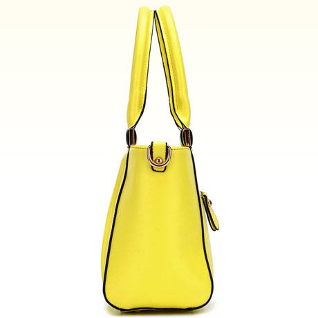 Classic Yellow Fashion Handbag on Luulla