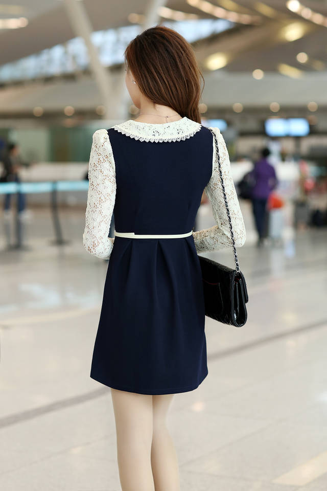 doll collar dress