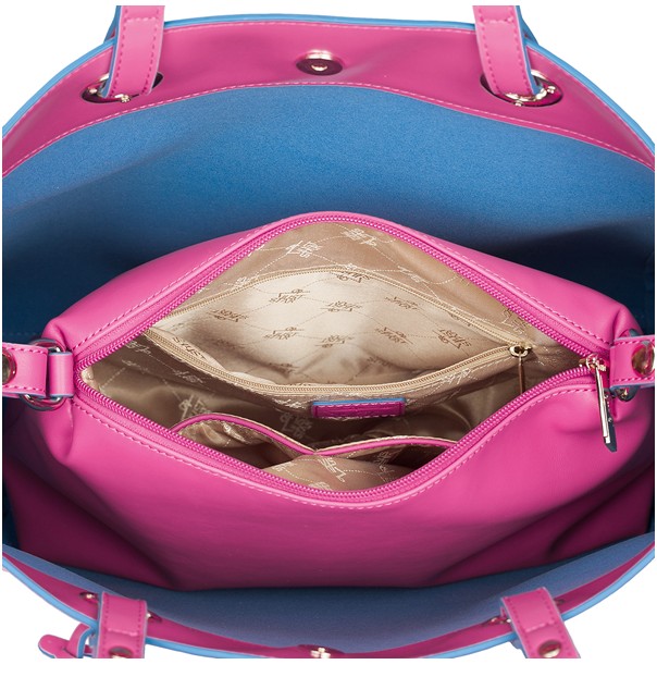 Elegant Two Pieces Rose Pink Fashion Handbag on Luulla