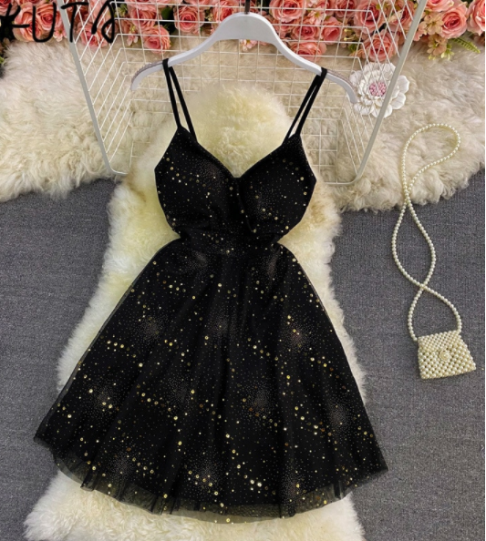 Glitter Sequined Fashion Black Fashion Party Dress on Luulla