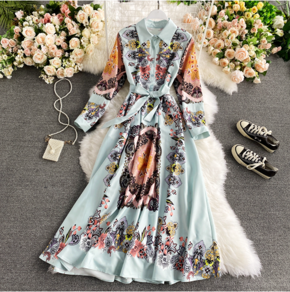 Embroidery Maxi Dress Elegant on Luulla