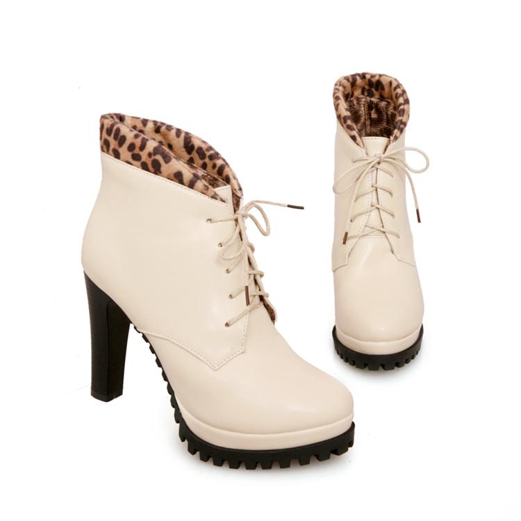 leopard print pointed toe ankle boots