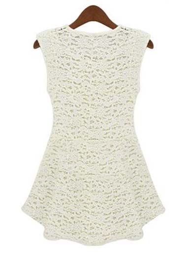 Gorgeous White Lace Top on Luulla