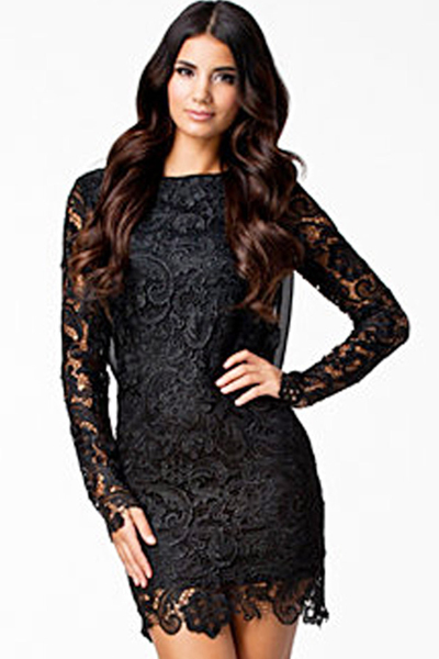 low back chiffon dress