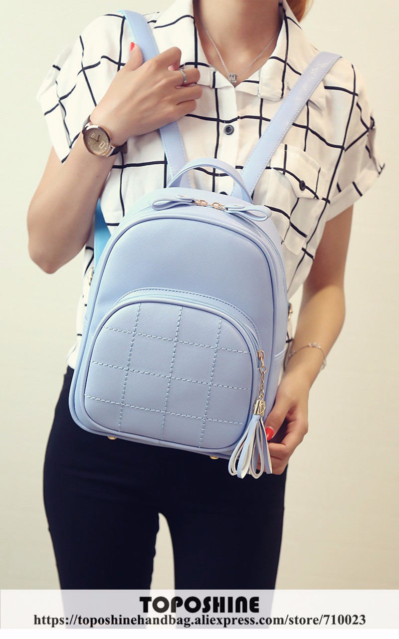 Adorable Tassel Design Women Bag Backpack on Luulla
